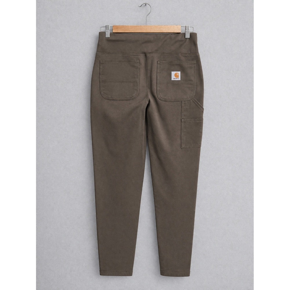 Carhartt Force Women's Utility Pants Olive Green Stretch Workwear Cargo Size S